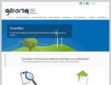 Tablet Screenshot of greenblue.nl